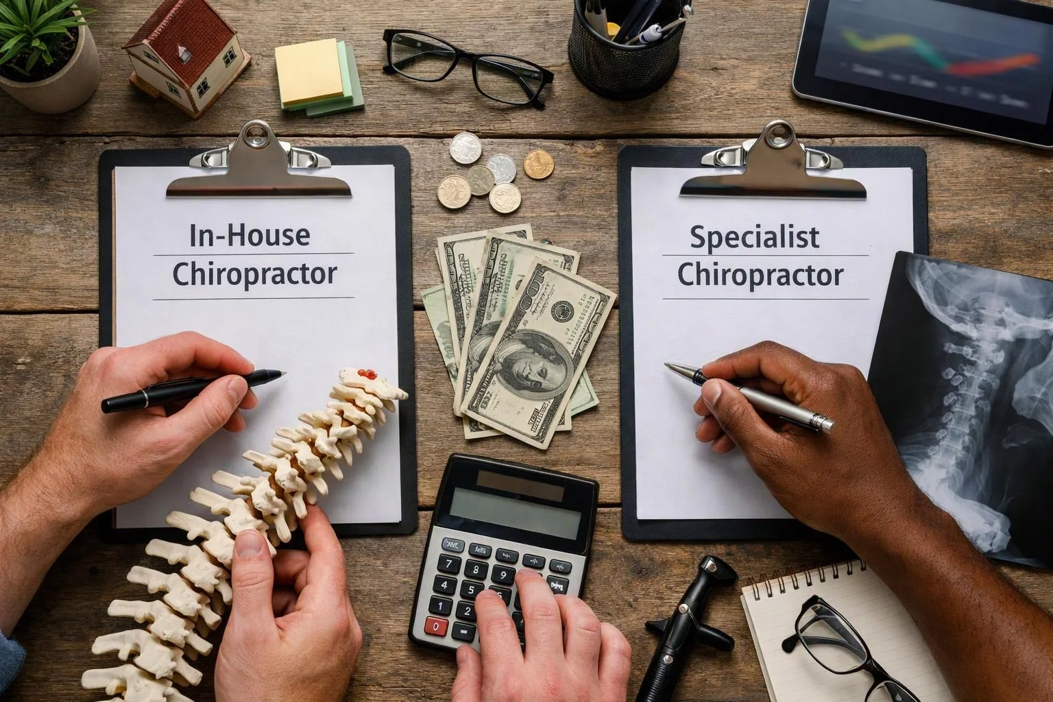 In-House vs Specialist Chiropractor: Cost, Accuracy & Compliance Compared in Brentwood, Tennessee