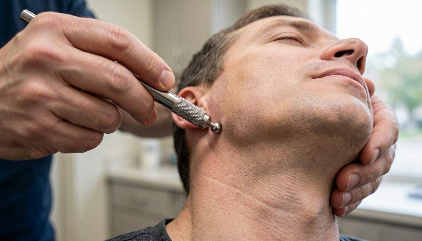 Adjustment in Chiropractor: Adjustment is a precise, controlled force applied by a chiropractor to a—visual guide