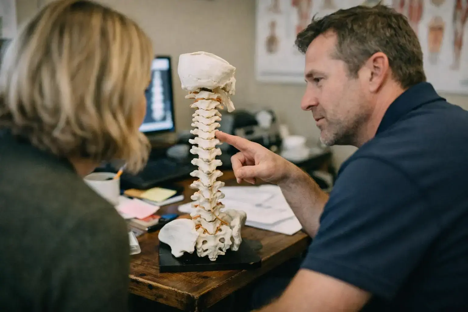Cervical Spine in Chiropractor: Cervical Spine is the uppermost part of the spinal column, consisting of—visual guide