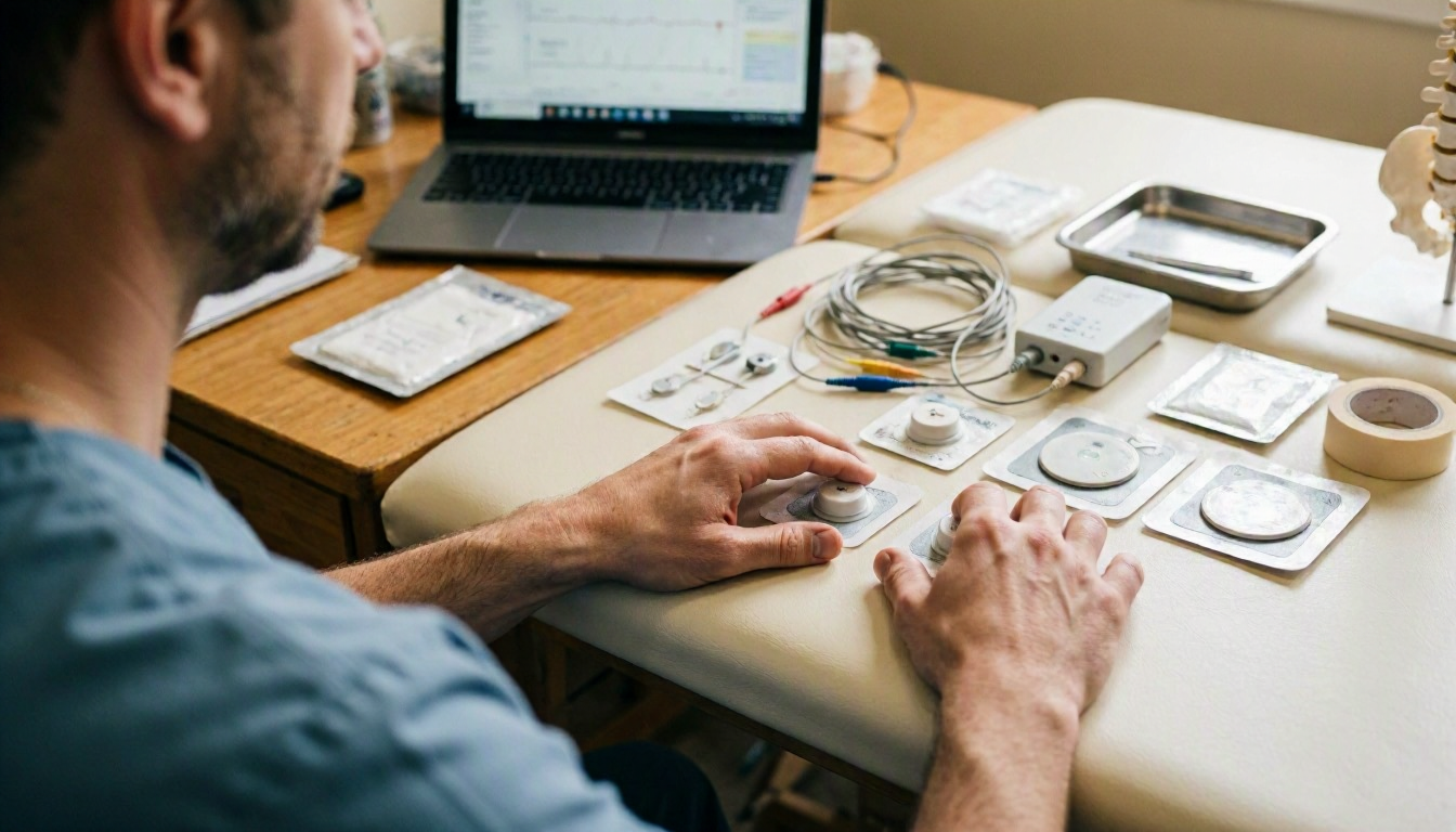 Electromyography in Chiropractor: Electromyography is a medical test that measures the electrical activity of muscles—visu...