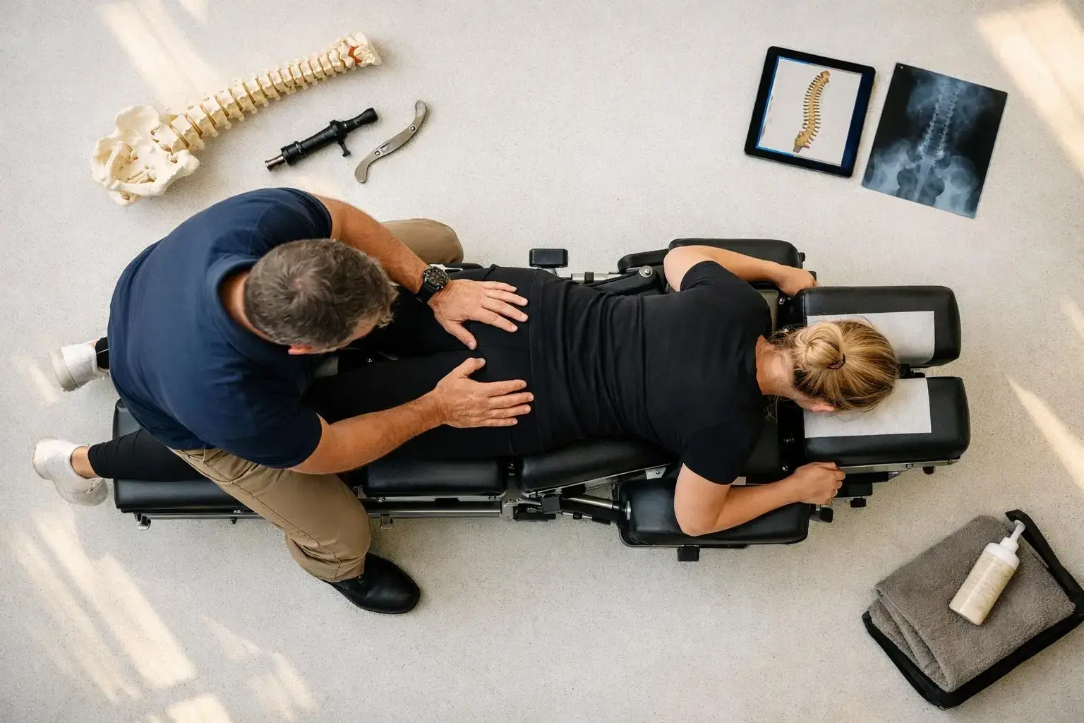 How Flexion-Distraction applies to Chiropractor services in Brentwood, United States—practical illustration