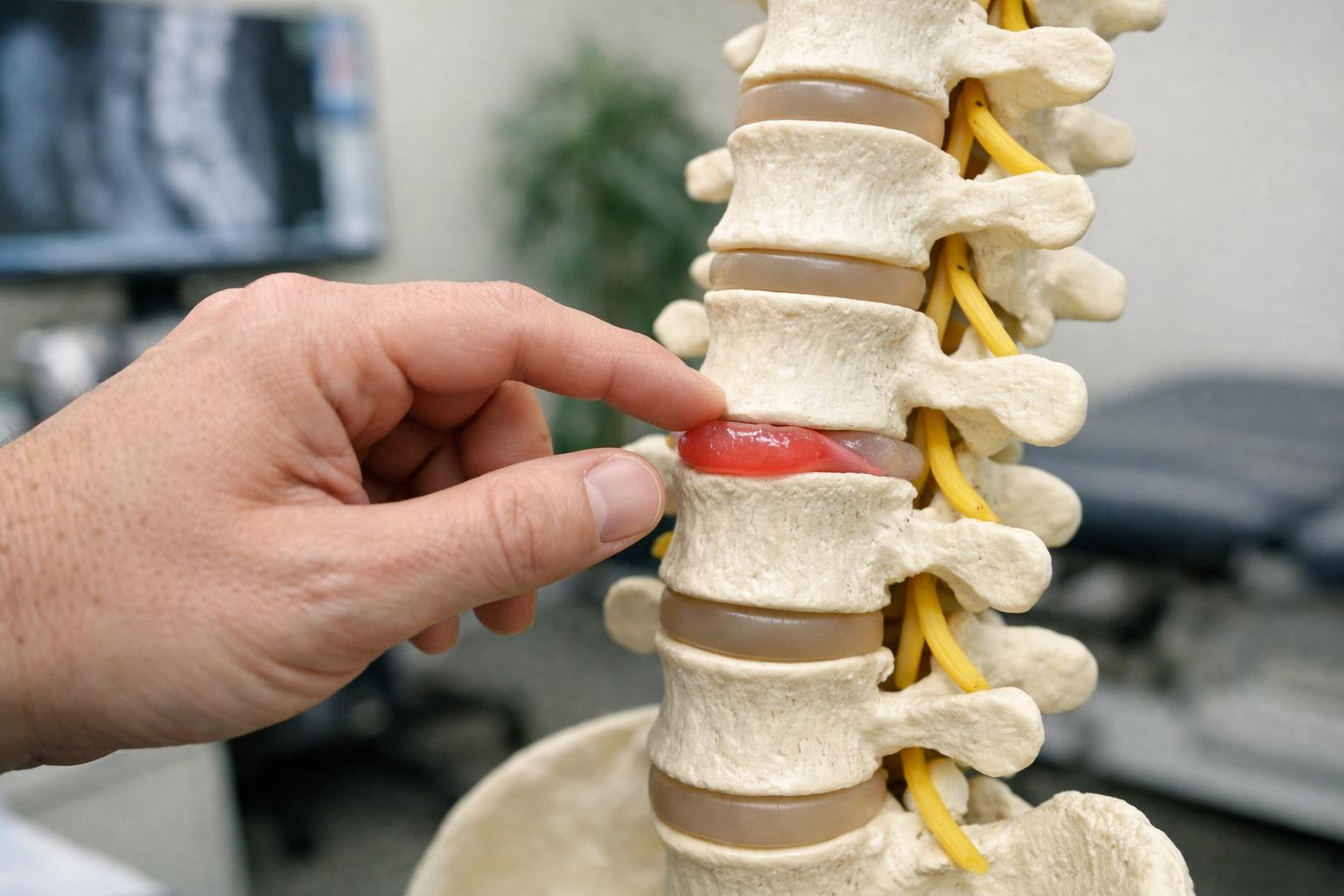 How Herniated Disc applies to Chiropractor services in Brentwood, United States—practical illustration