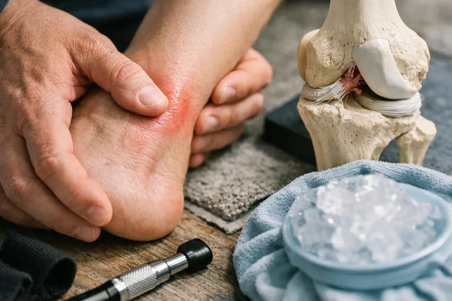 Ligament Sprain in Chiropractor: Ligament Sprain is an injury to a ligament—the tough, fibrous tissue connecting—visua...
