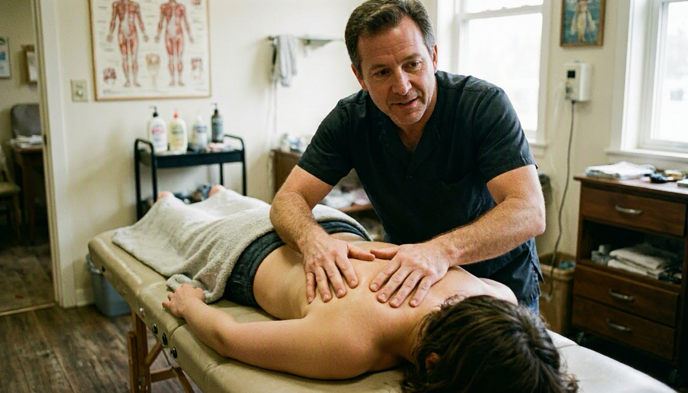 Myofascial Release in Chiropractor: Myofascial Release is a hands-on therapy technique that gently stretches and applies—v...