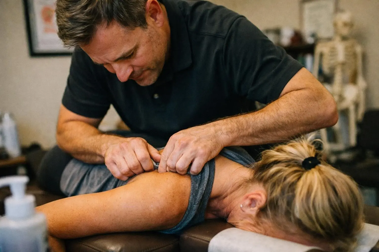 Myofascial Release in Chiropractor: Myofascial Release is a hands-on therapy technique that gently stretches and applies—v...