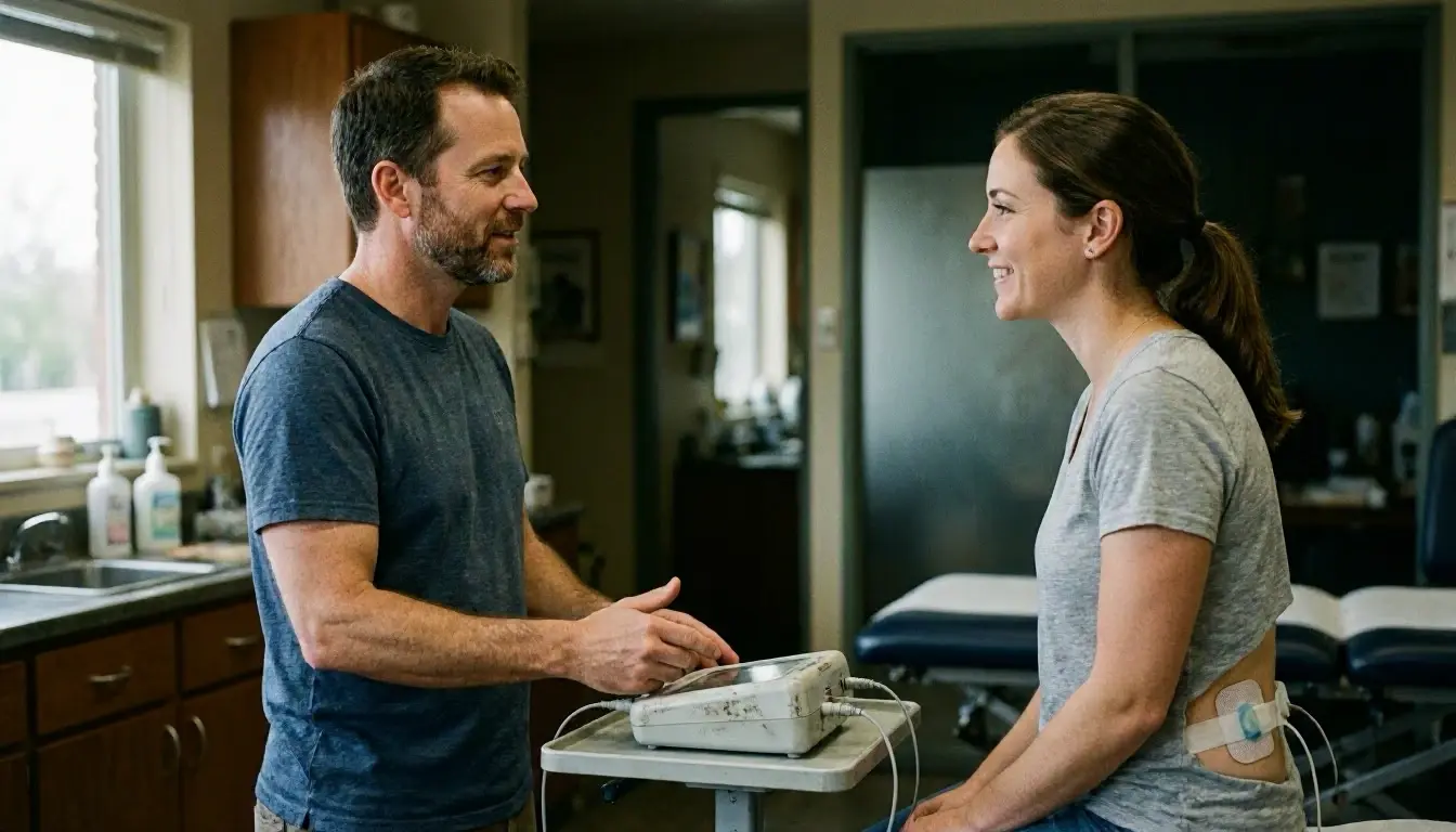How Transcutaneous Electrical Nerve Stimulation applies to Chiropractor services in Brentwood, United States—practical ill...