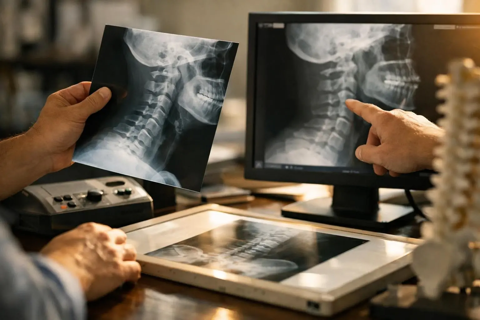 How X-Ray applies to Chiropractor services in Brentwood, United States—practical illustration